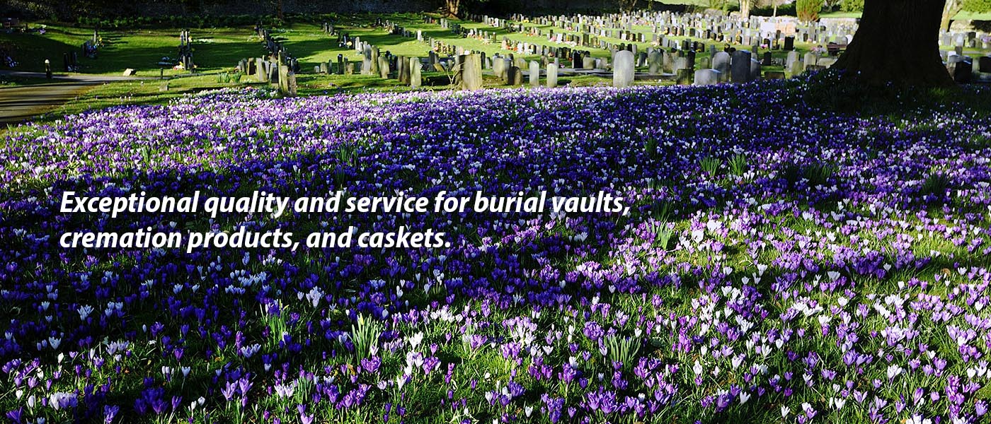 Purple Flowers Cemetery